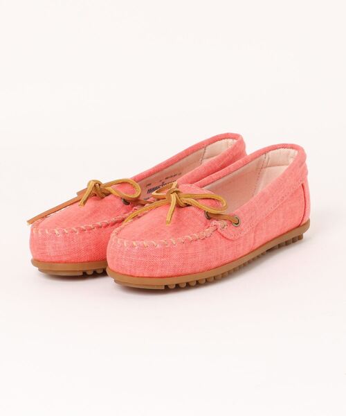 Minnetonka(ミネトンカ)の「★MINNETONKA★CANVAS MOC モカシン キャンバス モック(モカシン/デッキシューズ・レディース・イエロー系その他/ピンク系その他・US5)」の1枚目の写真