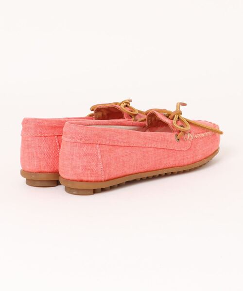 Minnetonka(ミネトンカ)の「★MINNETONKA★CANVAS MOC モカシン キャンバス モック(モカシン/デッキシューズ・レディース・イエロー系その他/ピンク系その他・US5)」の4枚目の写真