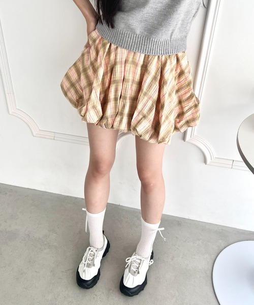 RANDY ランディ ベルベットバルーンミニスカート S Randy ランディ