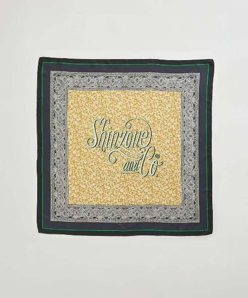 THE SHINZONE(ザ シンゾーン)の「THE SHINZONE/シンゾーン シルクスカーフ THE SHINZONE&CO SILK SCARF 24AMSIT07(バンダナ/スカーフ・レディース・イエロー/レッド・FREE)」の2枚目の写真