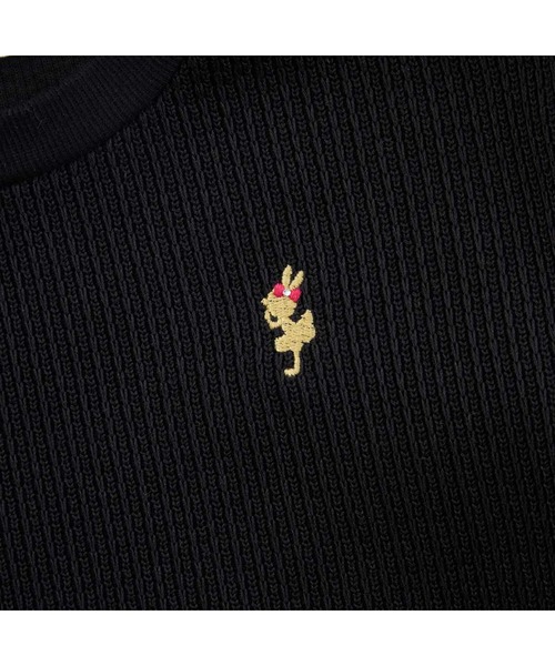 KP(ケーピー)の「レイヤード風チェックワンピース(90~160)(ワンピース・キッズ・ブラック/オフホワイト・90cm/100cm/110cm/120cm/130cm/140cm/150cm)」の8枚目の写真