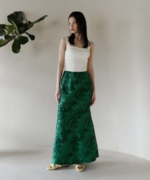 jacquard mermaid skirt