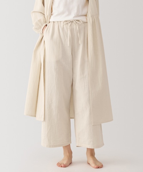 無印良品（ムジルシリョウヒン）の「婦人 ふんわりしぼガーゼ ロング