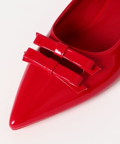 LOWRYS FARM（ローリーズファーム）の「ダブルリボンシューズ　 133045（パンプス・レディース・ブラック/レッド/シルバー・MEDIUM/LARGE）」の18枚目の写真