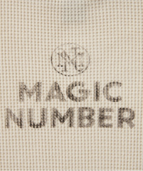 MAGIC NUMBER(マジック ナンバー)の「【MAGIC NUMBER】STOCK LOGO THERMAL L/S T-SHIRT / ストックロゴ サーマル ロングスリーブティーシャツ(Tシャツ/カットソー・メンズ・ブラック/オフホワイト/オリーブ・MEDIUM/LARGE/X-LARGE)」の7枚目の写真