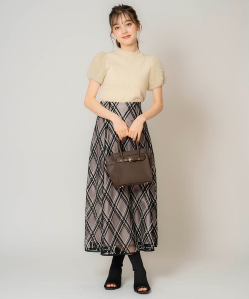 NOELA(ノエラ)の「ベルトディティールバッグ(ハンドバッグ・レディース・ベージュ/コーラルピンク/ブラウン・フリー)」の15枚目の写真