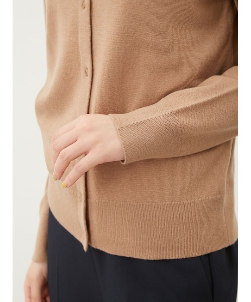 Mila Owen（ミラオーウェン）の「フライスアンサンブルドッキングニットプルオーバー（ニット/セーター・レディース・ベージュ/ネイビー/ドット/レッド/グレー・0/1）」の15枚目の写真