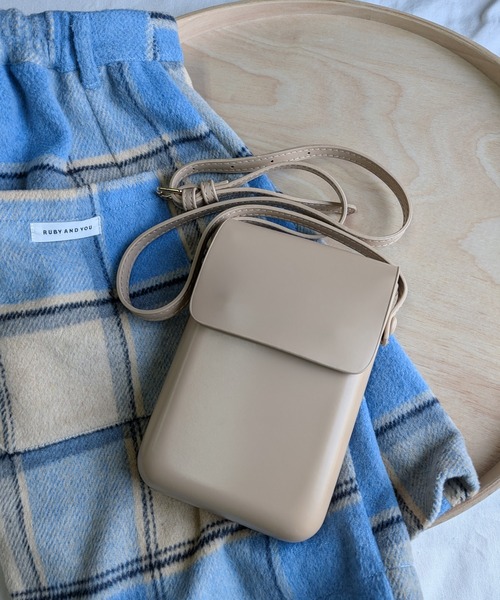 RUBY AND YOU（ルビーアンドユー）の「［select］ミニショルダー（ショルダーバッグ・レディース・ベージュ/レッド・FREE）」の11枚目の写真