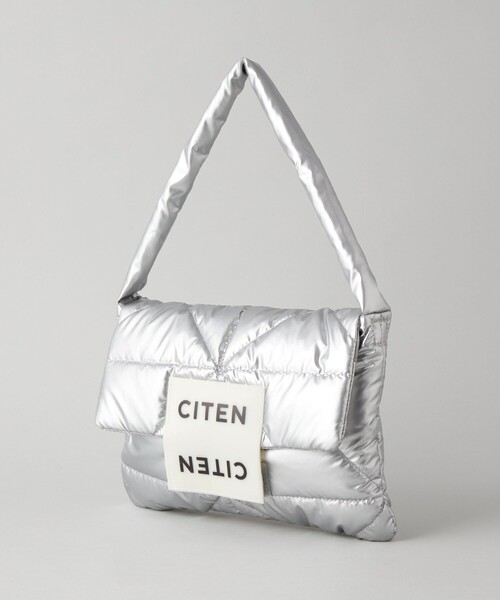 CITEN（シテン）の「＜CITEN＞パデッドフラップショルダー（ショルダーバッグ・レディース・シルバー/ベージュ/ブラック・FREE）」の9枚目の写真