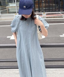 fredy emue | コットンリネンバルーンスリーブワンピース(ワンピース)