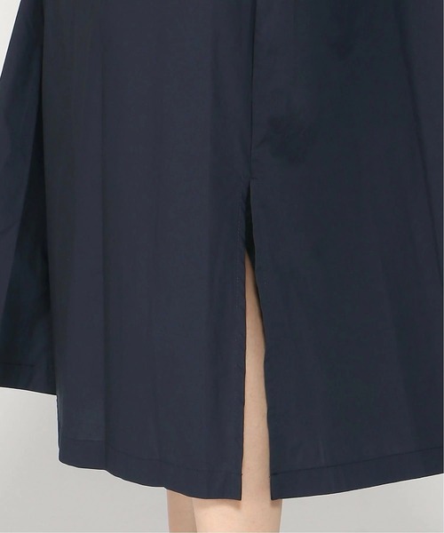 PREFERIR(プレフェリール)の「オープンカラー フレンチスリーブ ワンピース(シャツワンピース・レディース・ネイビー/グリーン/ブルー・MEDIUM/LARGE)」の7枚目の写真