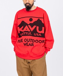 KAVU/カブー Big Logo Sweat/ビッグロゴスウェット