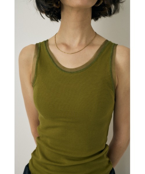 charbon Mサイズ タンクトップ ポリエステル SALE】BILLABONG レディース 【CHILLWEAR】 JACQUARD RIB