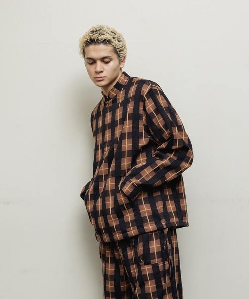 bal（バル）の「PULLOVER MEXICAN STAND SHIRT（シャツ/ブラウス・メンズ・ブラウン/グレー・3/2/1）」の22枚目の写真