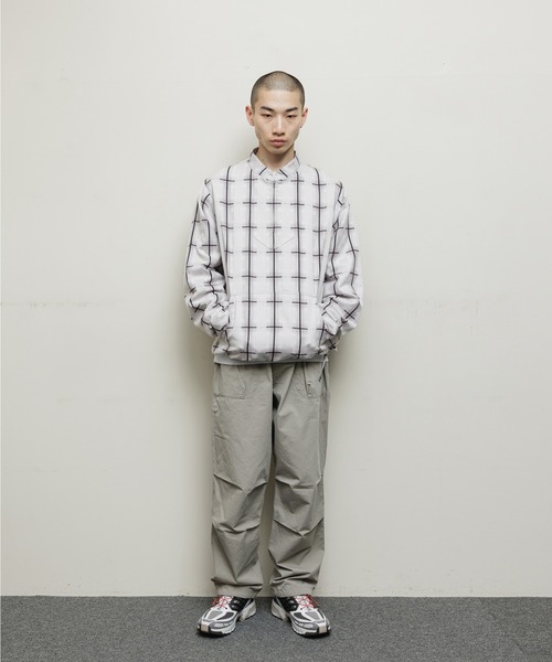 bal（バル）の「PULLOVER MEXICAN STAND SHIRT（シャツ/ブラウス・メンズ・ブラウン/グレー・3/2/1）」の6枚目の写真