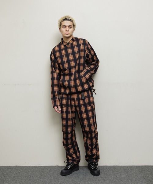 bal（バル）の「PULLOVER MEXICAN STAND SHIRT（シャツ/ブラウス・メンズ・ブラウン/グレー・3/2/1）」の5枚目の写真