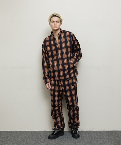 bal（バル）の「PULLOVER MEXICAN STAND SHIRT（シャツ/ブラウス・メンズ・ブラウン/グレー・3/2/1）」の3枚目の写真