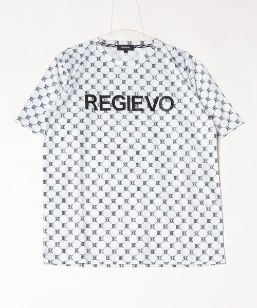 RE730(アールイーセブンサーティー)の「【REGIEVO】ロゴモノグラム Tシャツ(Tシャツ/カットソー・メンズ・ブラック/レッド/オフホワイト・X-LARGE/LARGE/MEDIUM)」の20枚目の写真