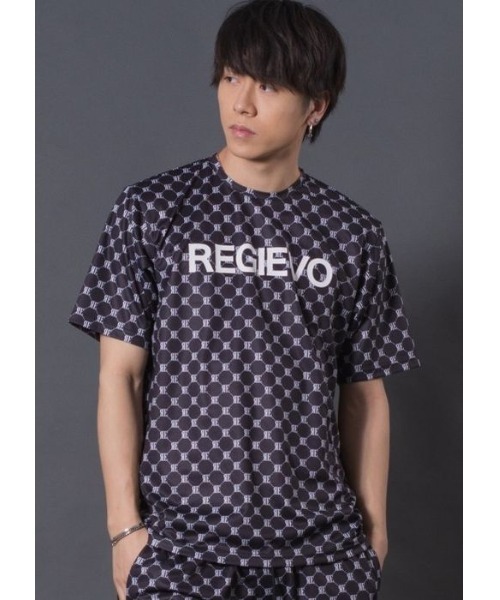 RE730(アールイーセブンサーティー)の「【REGIEVO】ロゴモノグラム Tシャツ(Tシャツ/カットソー・メンズ・ブラック/レッド/オフホワイト・X-LARGE/LARGE/MEDIUM)」の10枚目の写真