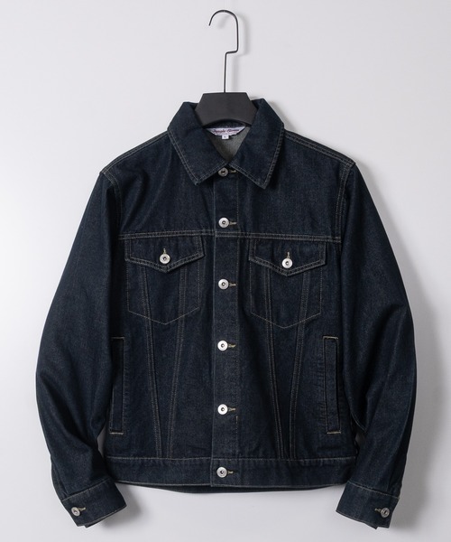 JOHN'S CLOSET（ジョンズクローゼット）の「【13】3rdタイプ デニムジャケット（デニムジャケット・メンズ・ブラック/ブルー/ブラック系1/ネイビー系1/ブルー系1・MEDIUM/LARGE/X-LARGE）」の5枚目の写真