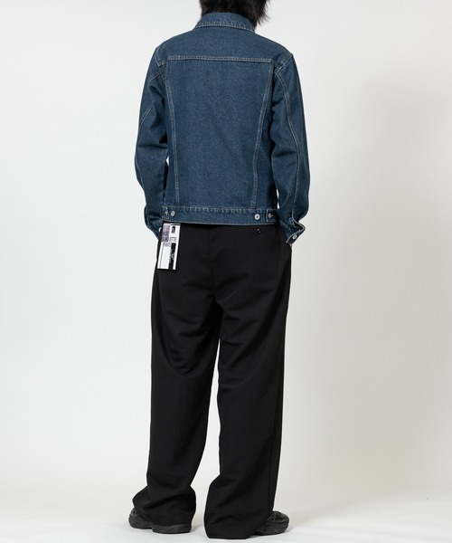 JOHN'S CLOSET（ジョンズクローゼット）の「【13】3rdタイプ デニムジャケット（デニムジャケット・メンズ・ブラック/ブルー/ブラック系1/ネイビー系1/ブルー系1・MEDIUM/LARGE/X-LARGE）」の22枚目の写真
