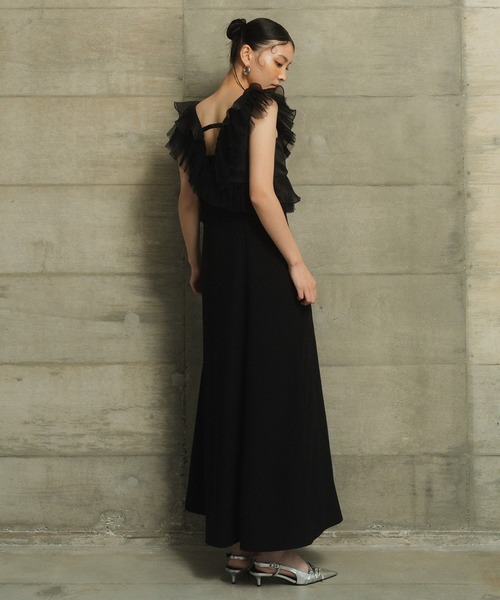 の*ん様 ANDRESD niana プリーツチュールドレス セール】プリーツチュールドレス / pleats tulle dress（ドレス