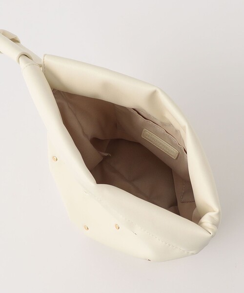 BEAUTY&YOUTH UNITED ARROWS(ビューティーアンドユースユナイテッドアローズ)の「スタッズ ドロストバッグ(ハンドバッグ・レディース・ブラック/オフホワイト・FREE)」の12枚目の写真