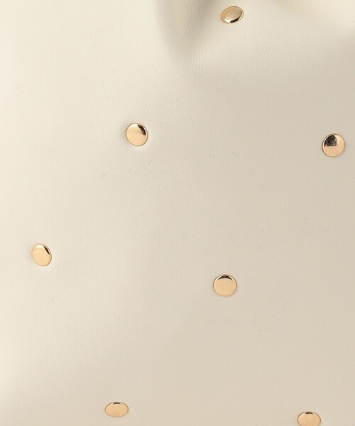 BEAUTY&YOUTH UNITED ARROWS(ビューティーアンドユースユナイテッドアローズ)の「スタッズ ドロストバッグ(ハンドバッグ・レディース・ブラック/オフホワイト・FREE)」の14枚目の写真