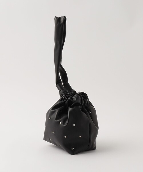 BEAUTY&YOUTH UNITED ARROWS(ビューティーアンドユースユナイテッドアローズ)の「スタッズ ドロストバッグ(ハンドバッグ・レディース・ブラック/オフホワイト・FREE)」の16枚目の写真