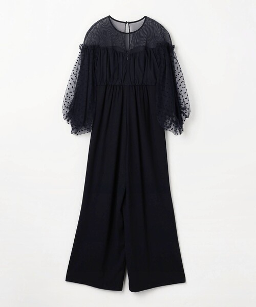 ANDRESD（アンドレスド）の「＜ANDRESD＞フロッキー ドット オールインワン＜ Select by EMMEL REFINES ＞（つなぎ/オールインワン・レディース・ダークグレー/ネイビー/ブラック・S）」の15枚目の写真