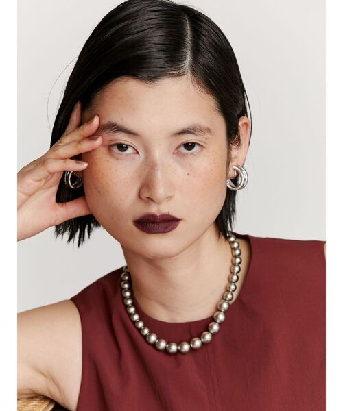 UN3D.(アンスリード)の「DOUBLE COIL EARRING / ダブルコイルイヤリング(イヤリング・レディース・シルバー/ゴールド・FREE)」の5枚目の写真