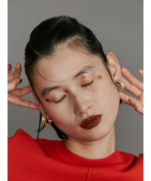 UN3D.(アンスリード)の「DOUBLE COIL EARRING / ダブルコイルイヤリング(イヤリング・レディース・シルバー/ゴールド・FREE)」の6枚目の写真