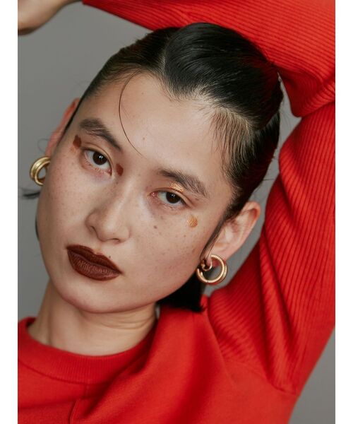 UN3D.(アンスリード)の「DOUBLE COIL EARRING / ダブルコイルイヤリング(イヤリング・レディース・シルバー/ゴールド・FREE)」の7枚目の写真