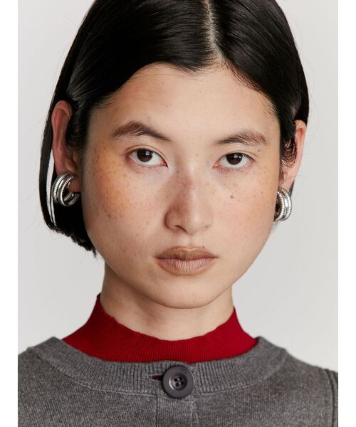 UN3D.(アンスリード)の「DOUBLE COIL EARRING / ダブルコイルイヤリング(イヤリング・レディース・シルバー/ゴールド・FREE)」の15枚目の写真
