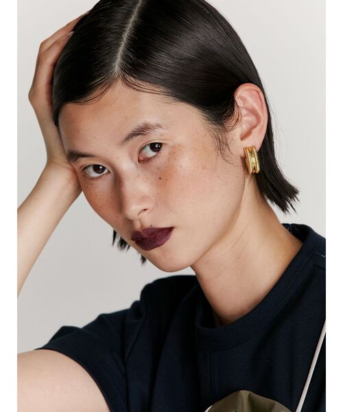 UN3D.(アンスリード)の「DOUBLE COIL EARRING / ダブルコイルイヤリング(イヤリング・レディース・シルバー/ゴールド・FREE)」の19枚目の写真