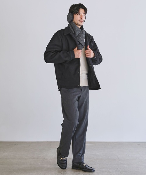 HARRIS TWEED(ハリスツイード)の「Harris Tweed/イヤーマフ(イヤーマフ・メンズ・ベージュ系/ブラック系・FREE)」の4枚目の写真