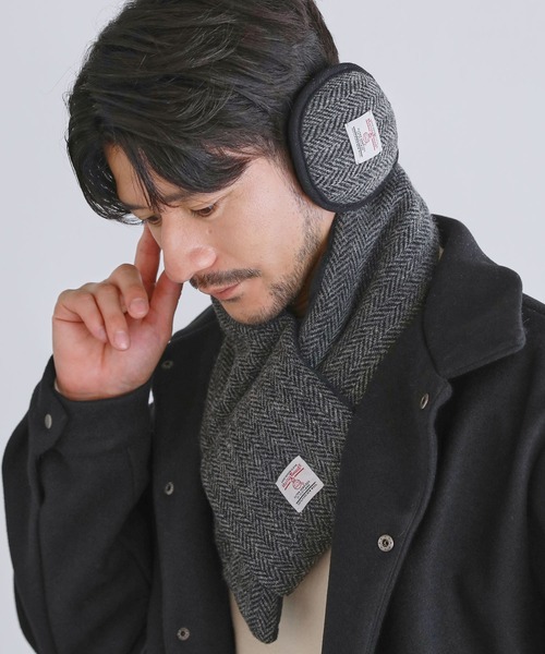 HARRIS TWEED(ハリスツイード)の「Harris Tweed/イヤーマフ(イヤーマフ・メンズ・ベージュ系/ブラック系・FREE)」の5枚目の写真