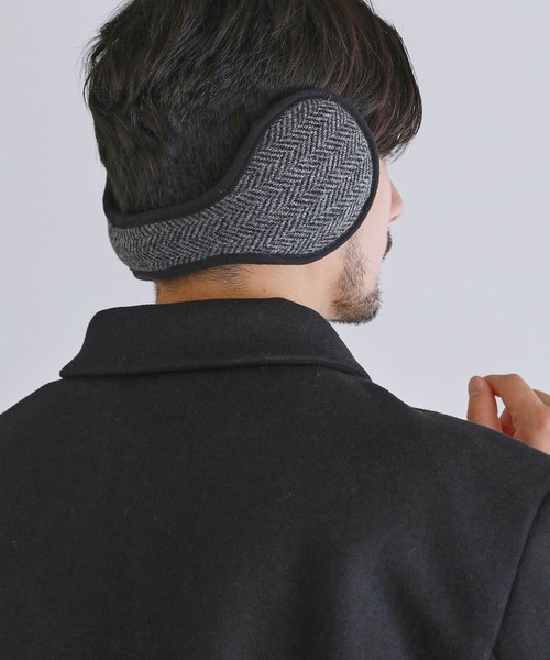 HARRIS TWEED(ハリスツイード)の「Harris Tweed/イヤーマフ(イヤーマフ・メンズ・ベージュ系/ブラック系・FREE)」の6枚目の写真