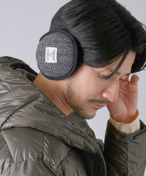 HARRIS TWEED(ハリスツイード)の「Harris Tweed/イヤーマフ(イヤーマフ・メンズ・ベージュ系/ブラック系・FREE)」の7枚目の写真