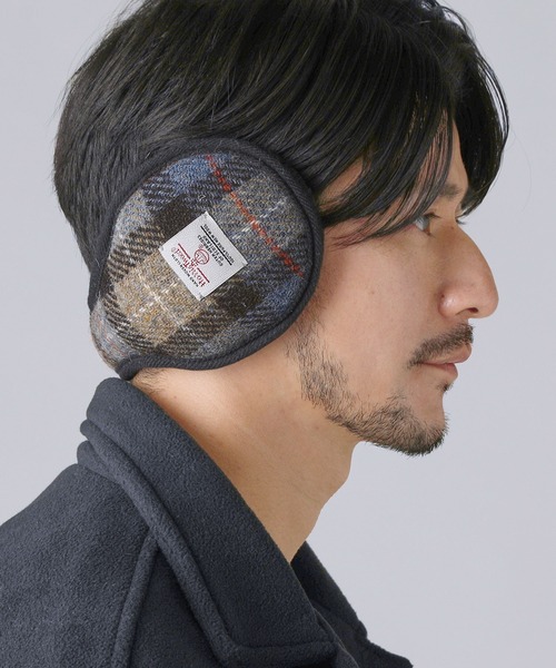 HARRIS TWEED(ハリスツイード)の「Harris Tweed/イヤーマフ(イヤーマフ・メンズ・ベージュ系/ブラック系・FREE)」の9枚目の写真