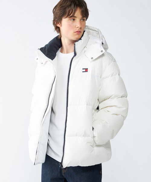 tommy jeans（トミー ジーンズ）の「バックフラッグアラスカパファーダウンジャケット（ダウンジャケット/コート・メンズ・ホワイト/ネイビー・SMALL/MEDIUM/LARGE/X-LARGE）」の4枚目の写真