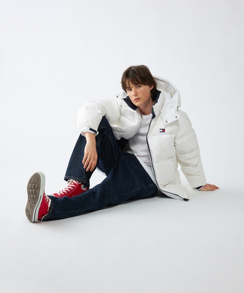 tommy jeans（トミー ジーンズ）の「バックフラッグアラスカパファーダウンジャケット（ダウンジャケット/コート・メンズ・ホワイト/ネイビー・SMALL/MEDIUM/LARGE/X-LARGE）」の6枚目の写真