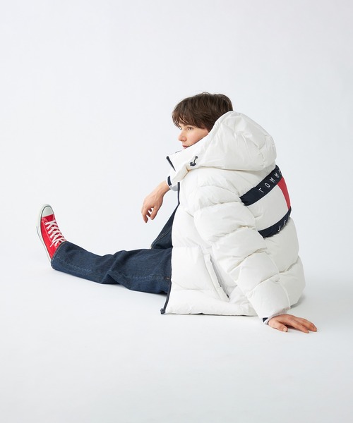 tommy jeans（トミー ジーンズ）の「バックフラッグアラスカパファーダウンジャケット（ダウンジャケット/コート・メンズ・ホワイト/ネイビー・SMALL/MEDIUM/LARGE/X-LARGE）」の7枚目の写真
