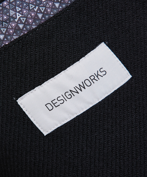 DESIGNWORKS（デザインワークス）の「カルゼツイードロングカーコート（チェスターコート・メンズ・ネイビー/グレー/ブラック・50/46/48）」の10枚目の写真