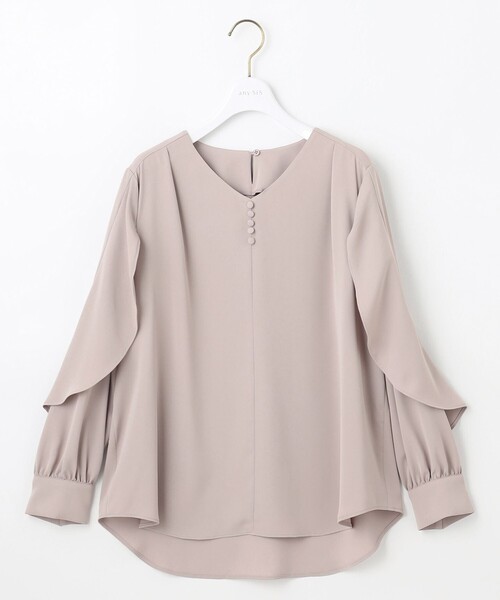 ANY SIS(エニィスィス)の「【全方位 好印象】フェミニンブラウス×ビットタイトスカート セット(セットアップ・レディース・ブラック系/アイボリー系・4)」の12枚目の写真