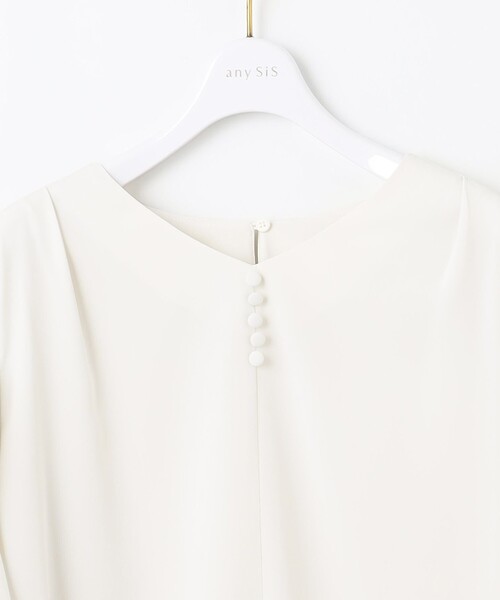 ANY SIS(エニィスィス)の「【全方位 好印象】フェミニンブラウス×ビットタイトスカート セット(セットアップ・レディース・ブラック系/アイボリー系・4)」の17枚目の写真