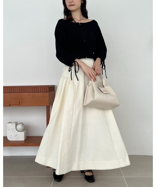 Cherie chuu(シェリーチュウ)の「【Cherie chuu】ダブルジップニット(ニット/セーター・レディース・ピンク/レッド/アイボリー/ブラック・FREE)」の12枚目の写真