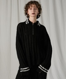 ポロネックニット/Polo Neck Knit