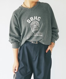 un dix cors（アンディコール）の「カレッジロゴプリント裏毛プルオーバー（スウェット）」