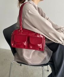 210nouve | フラップポケットワイドボストンバッグ(ボストンバッグ)